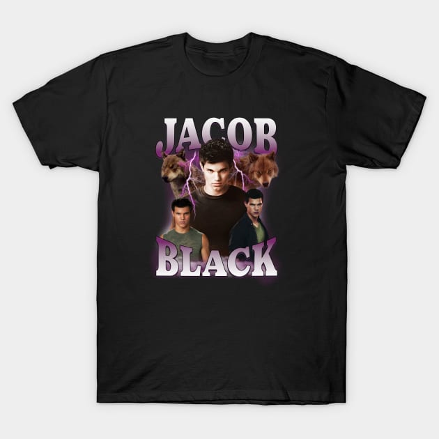 Twilight Jacob Black Lightning T-Shirt by Stephensb Dominikn